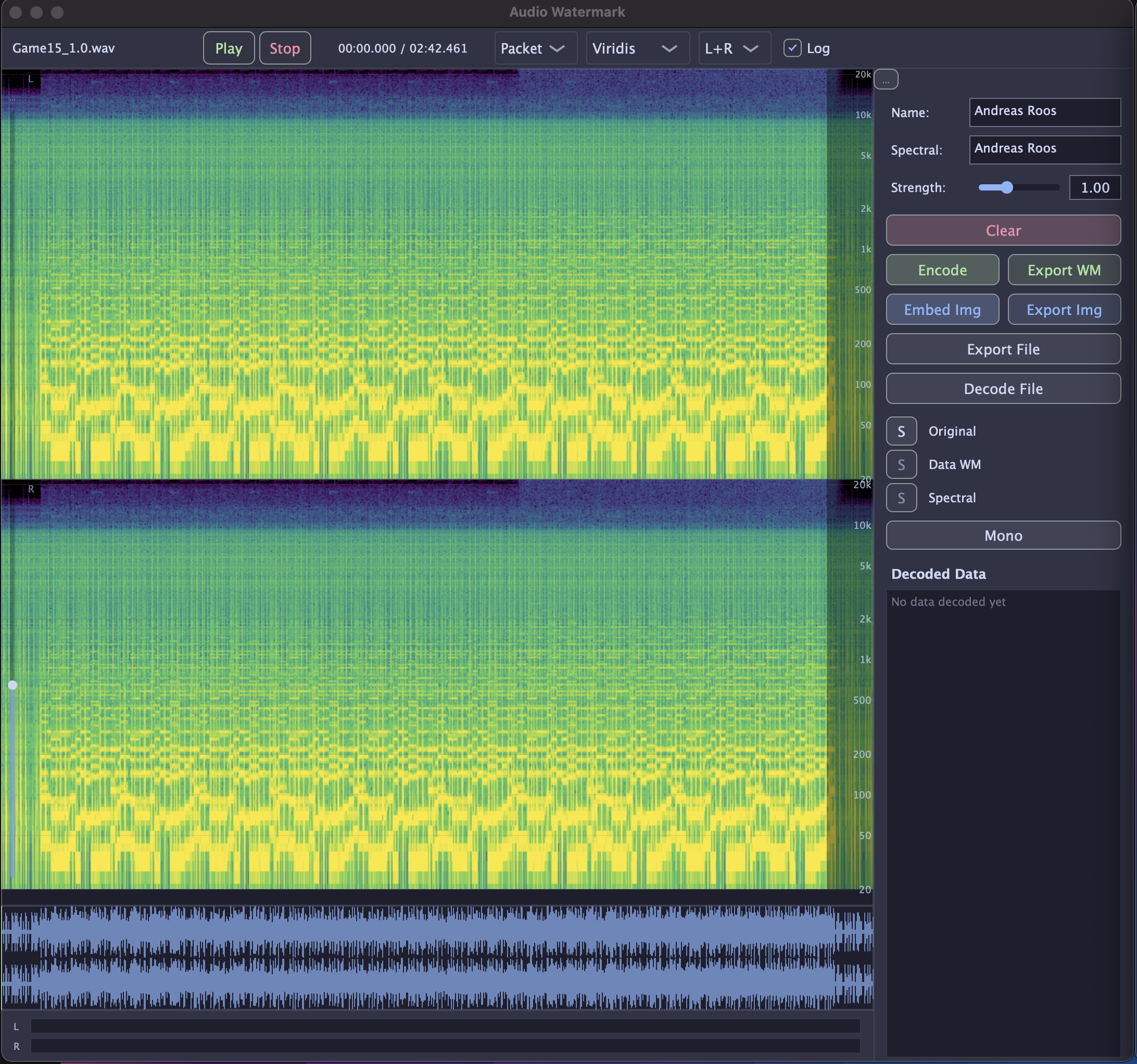 Audio Watermark — slide 1